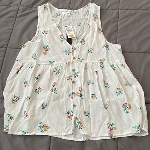 BNWT O’Neill Floral Tank Top